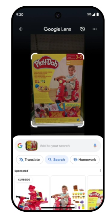 Google Lens shopping