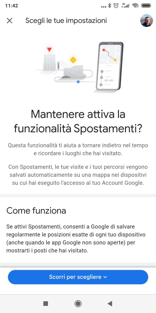 Google Maps avviso modifica spostamenti 2
