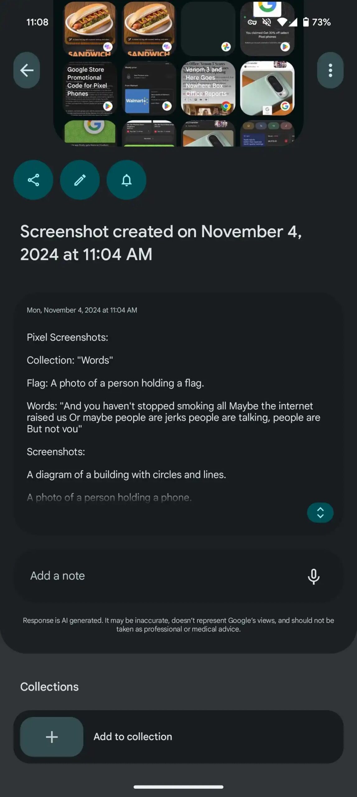 Google Pixel Screenshot 0.24.373.08 - Nuova UI screenshot