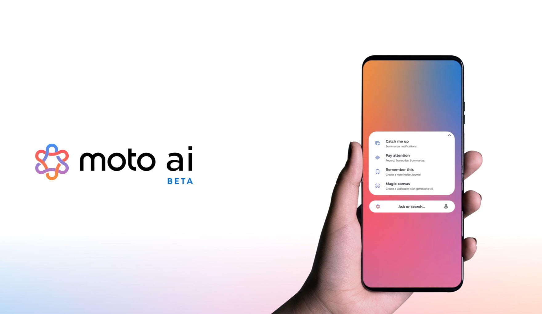 Motorola lancia il programma beta Moto AI: ecco le funzionalità e come provarle