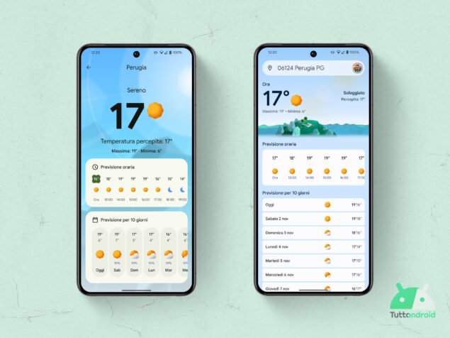Meteo Pixel vs app Google Meteo Froggy