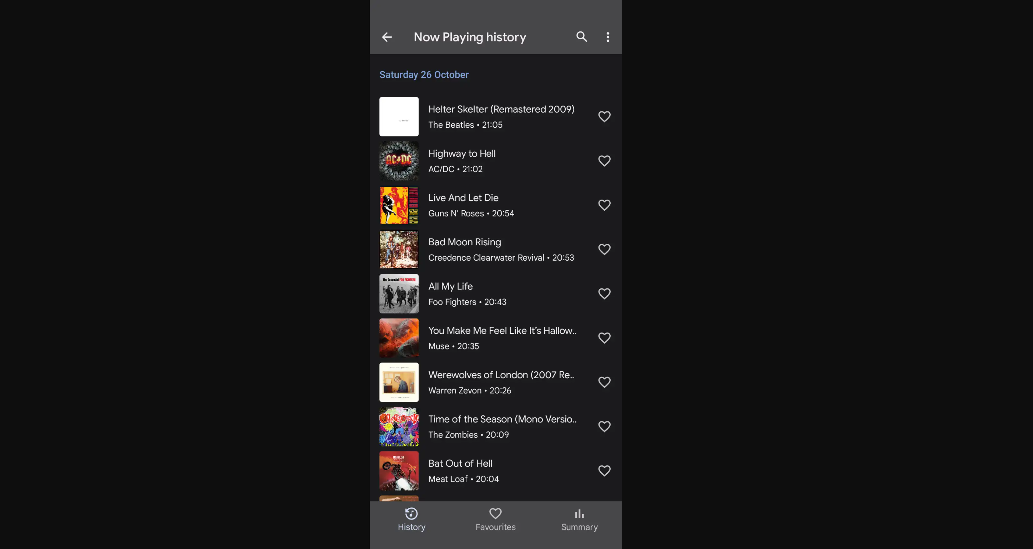 Now Playing per Google Pixel