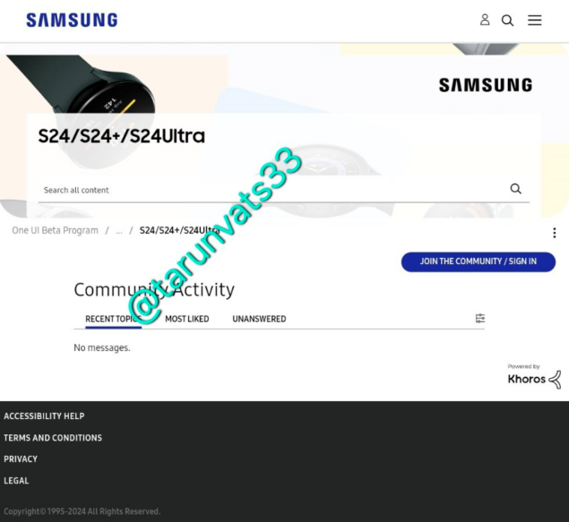 Samsung Galaxy S24 One UI 7 Beta