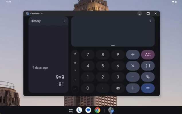 Android desktop pulsante riduci a icona