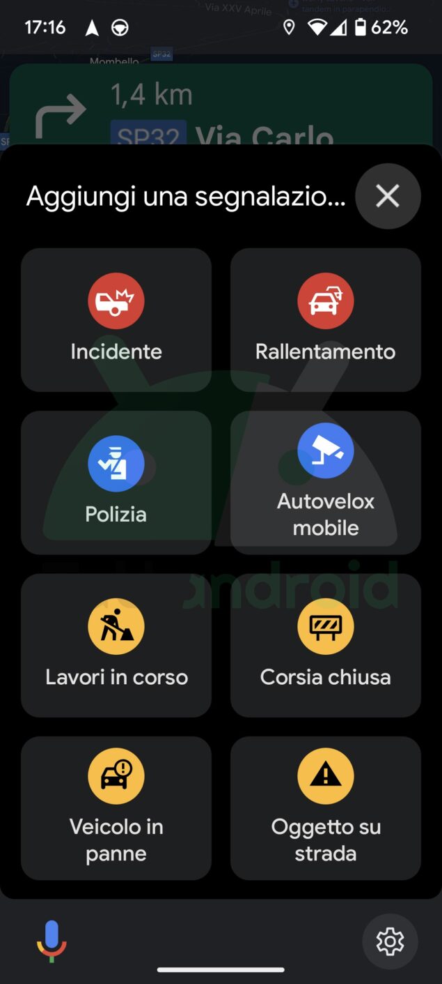 Google Maps polizia