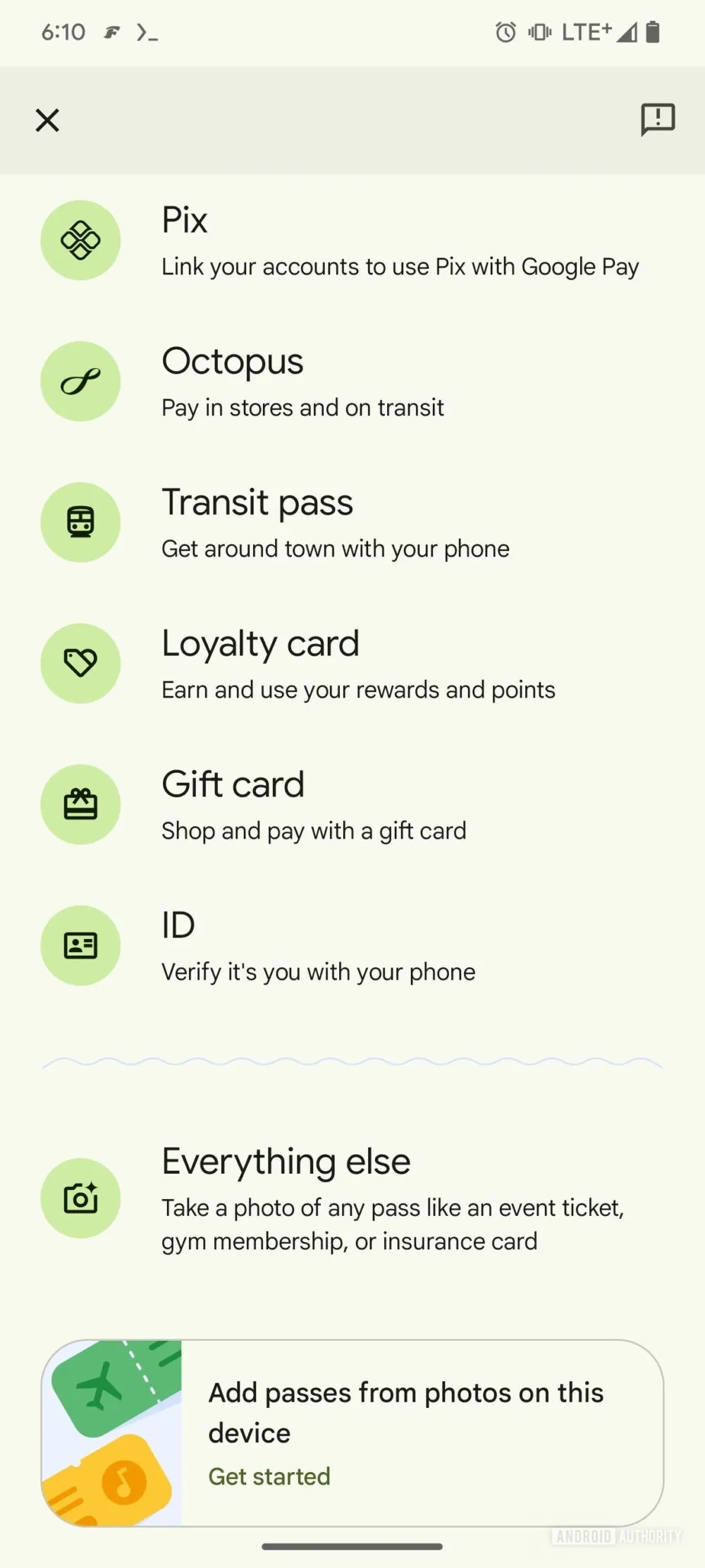 Google Wallet Tutto il resto