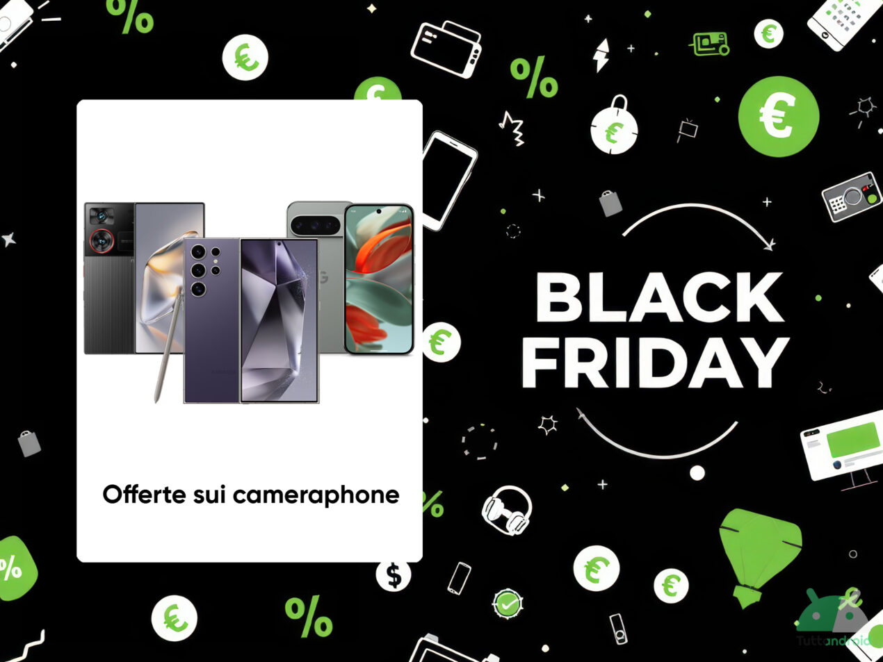 Le migliori offerte sui cameraphone del Black Friday: la nostra selezione punta alla fotocamera