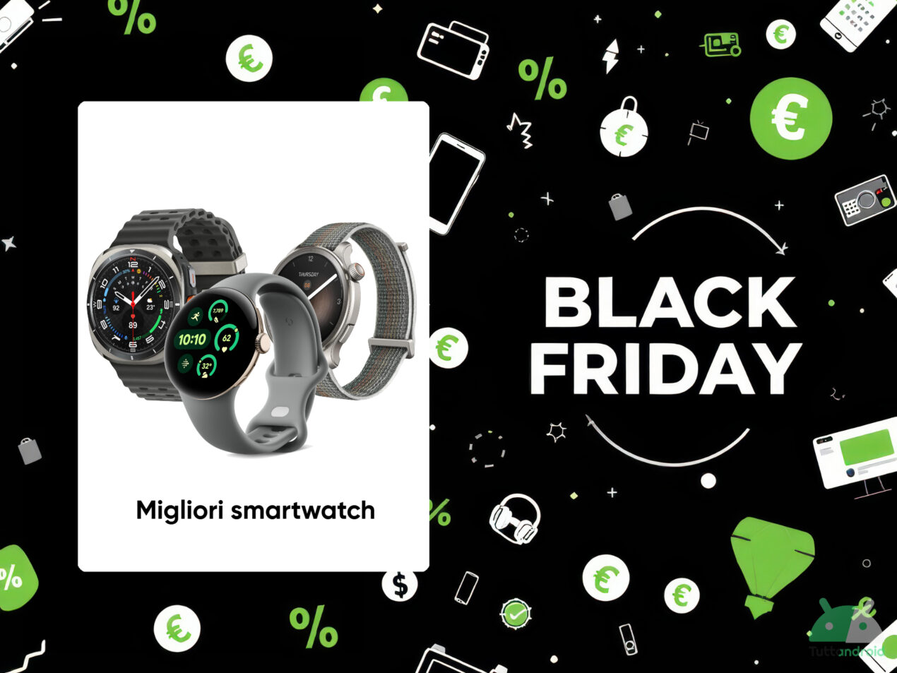 Le migliori offerte sugli smartwatch del Black Friday Amazon: la nostra selezione