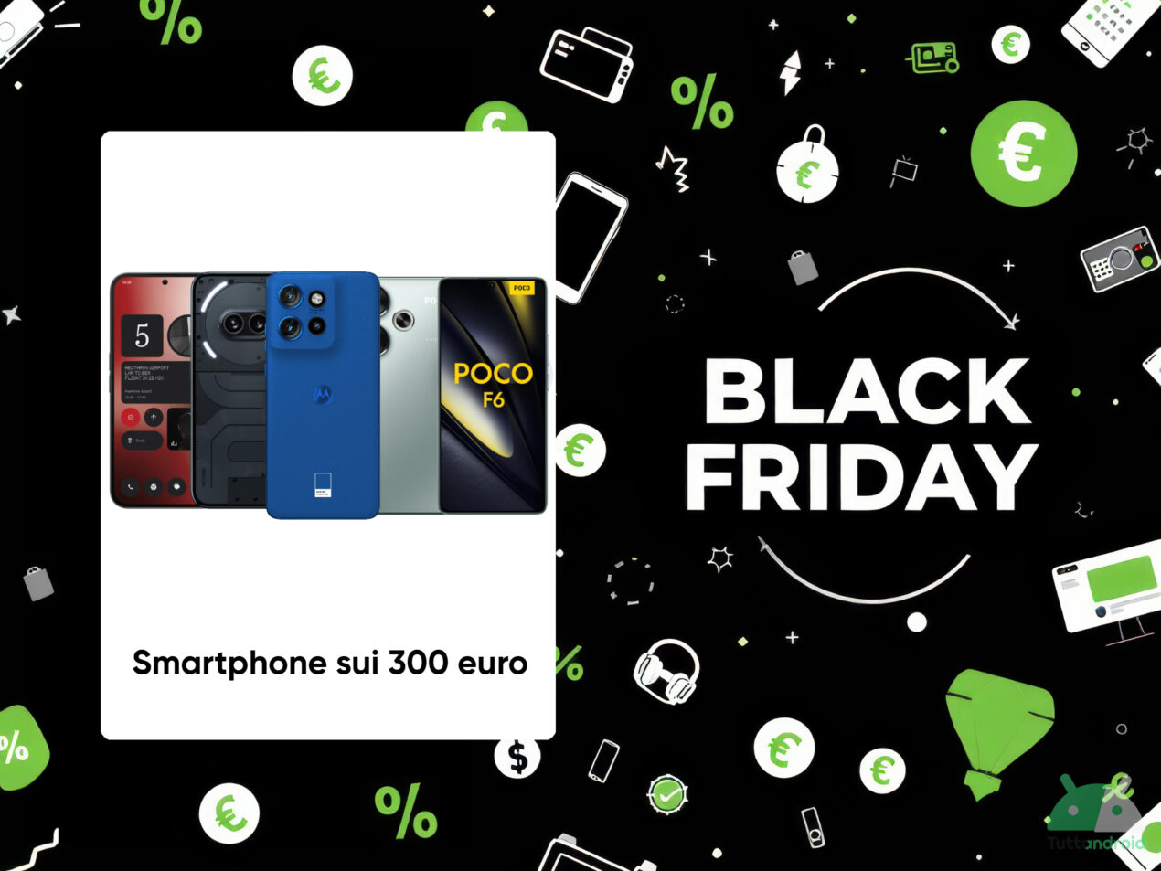 Tanti smartphone sui 300 euro in offerta su Amazon: ecco i migliori da non perdere