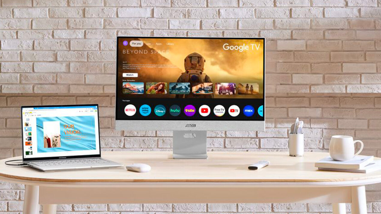 ASUS presenta ZenScreen Smart MS27UC, il nuovo monitor con Google TV