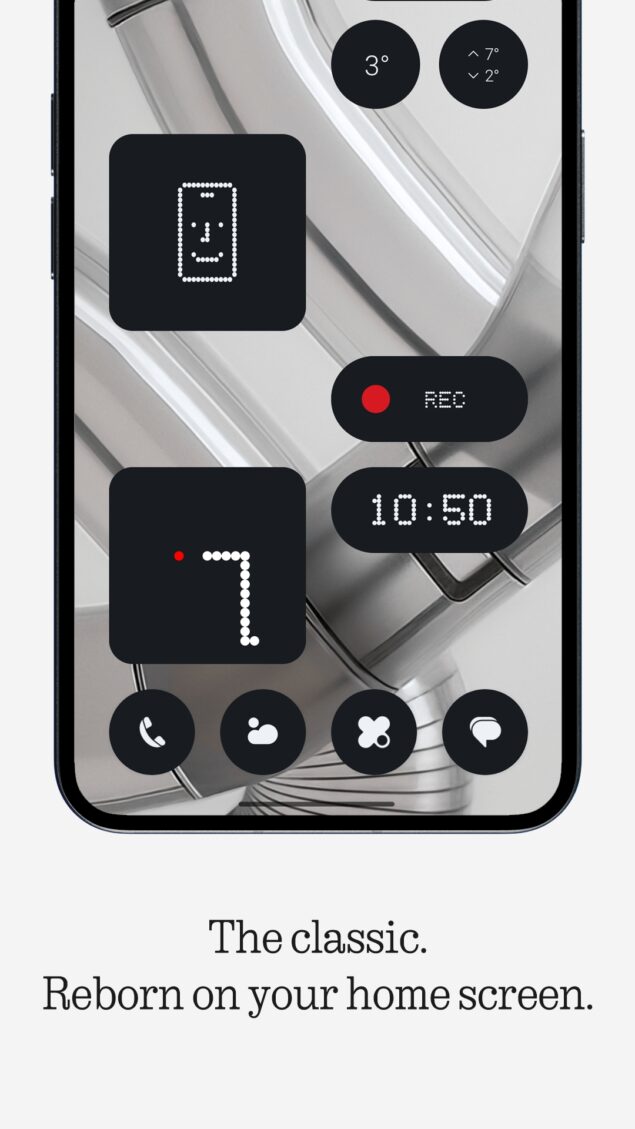 Snake Game Widget di Nothing