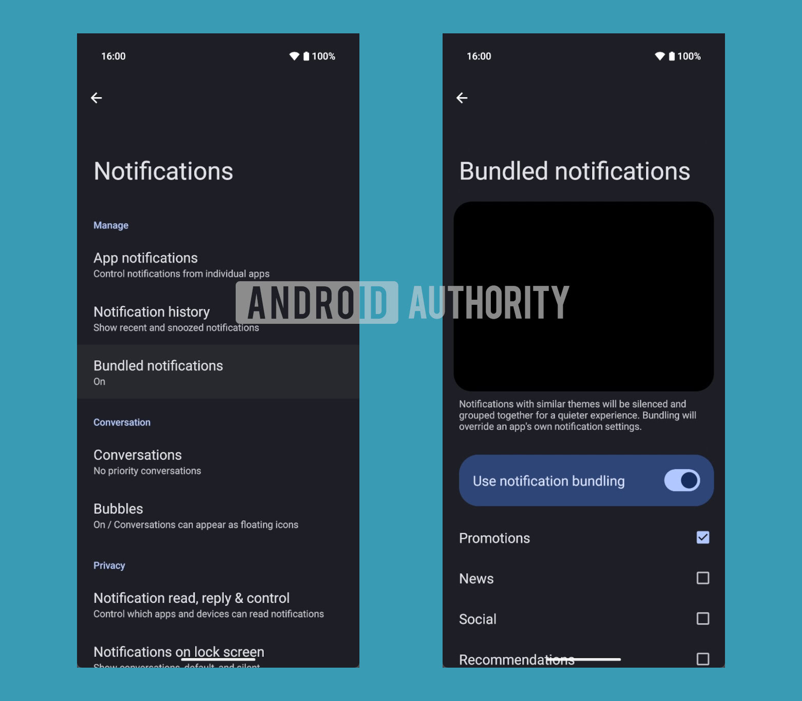 Android 15 QPR2 beta 2 - Bundled notifications