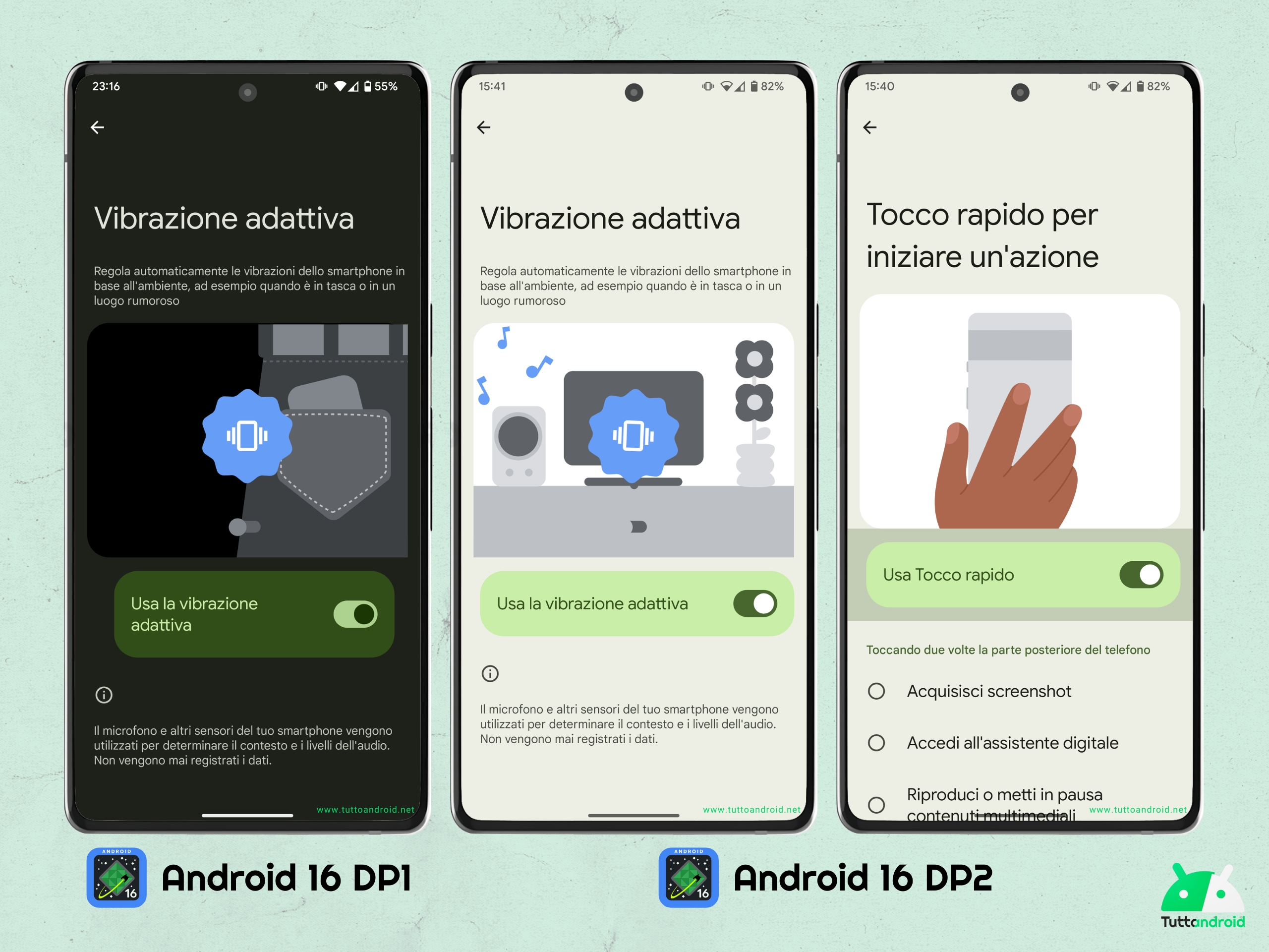 Android 16 DP2 - Bug interruttori risolto