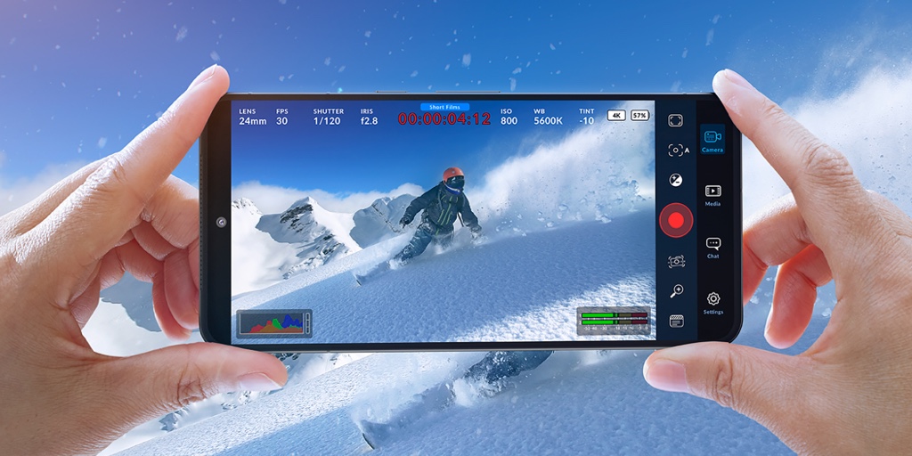 Blackmagic Camera per Android aggiunge nuovi strumenti per la fotografia professionale