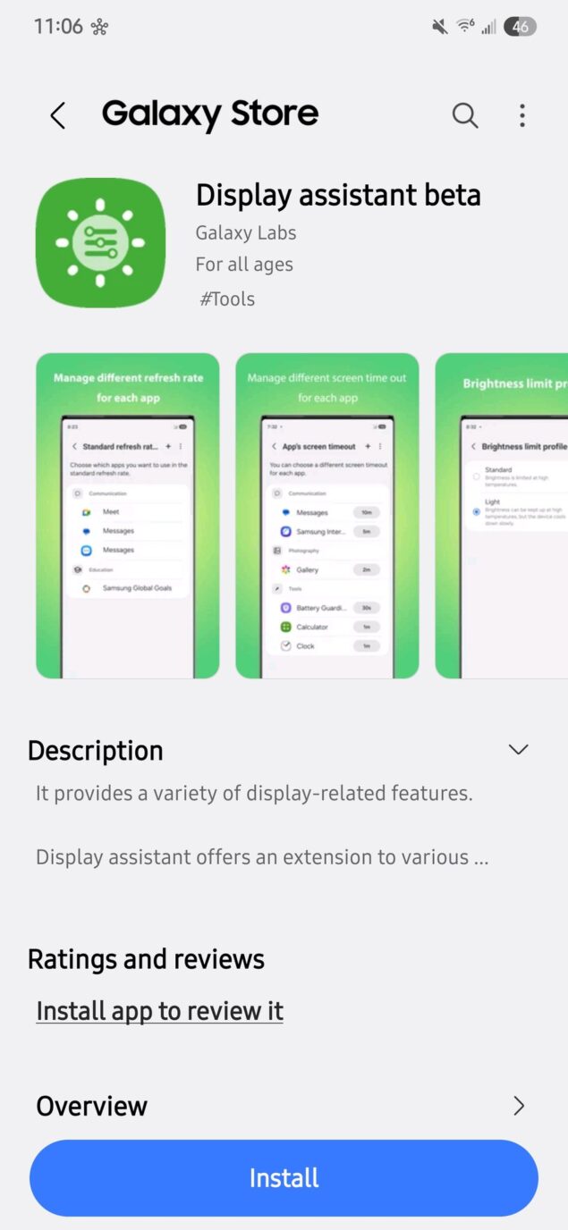 Display Assistant di Samsung