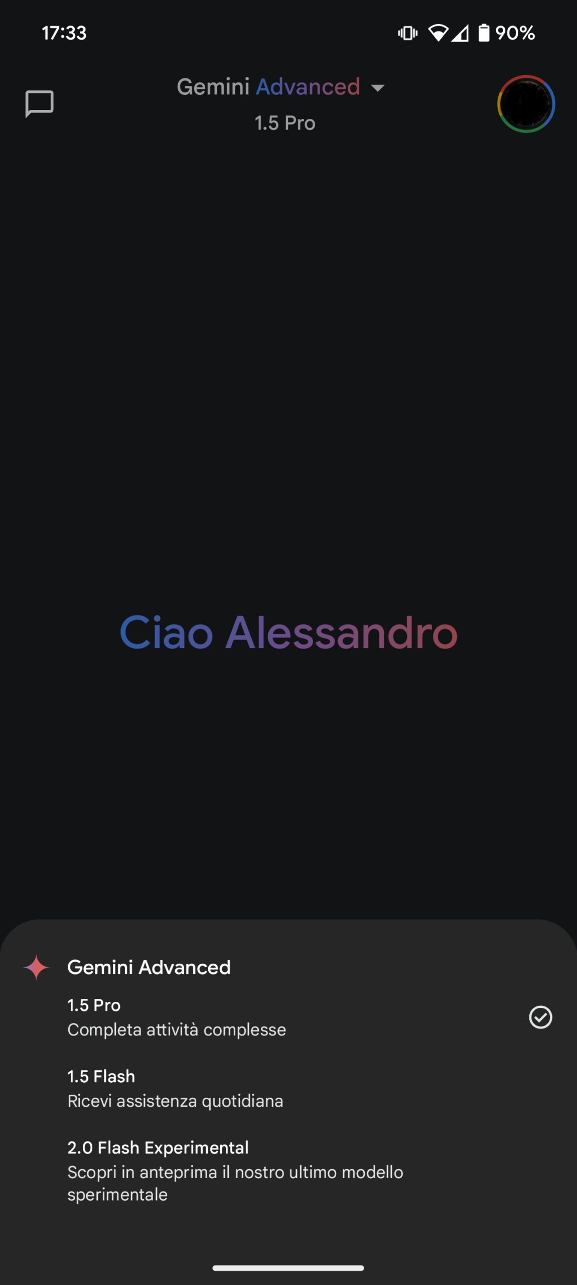 Google Gemini 2 flash Android beta
