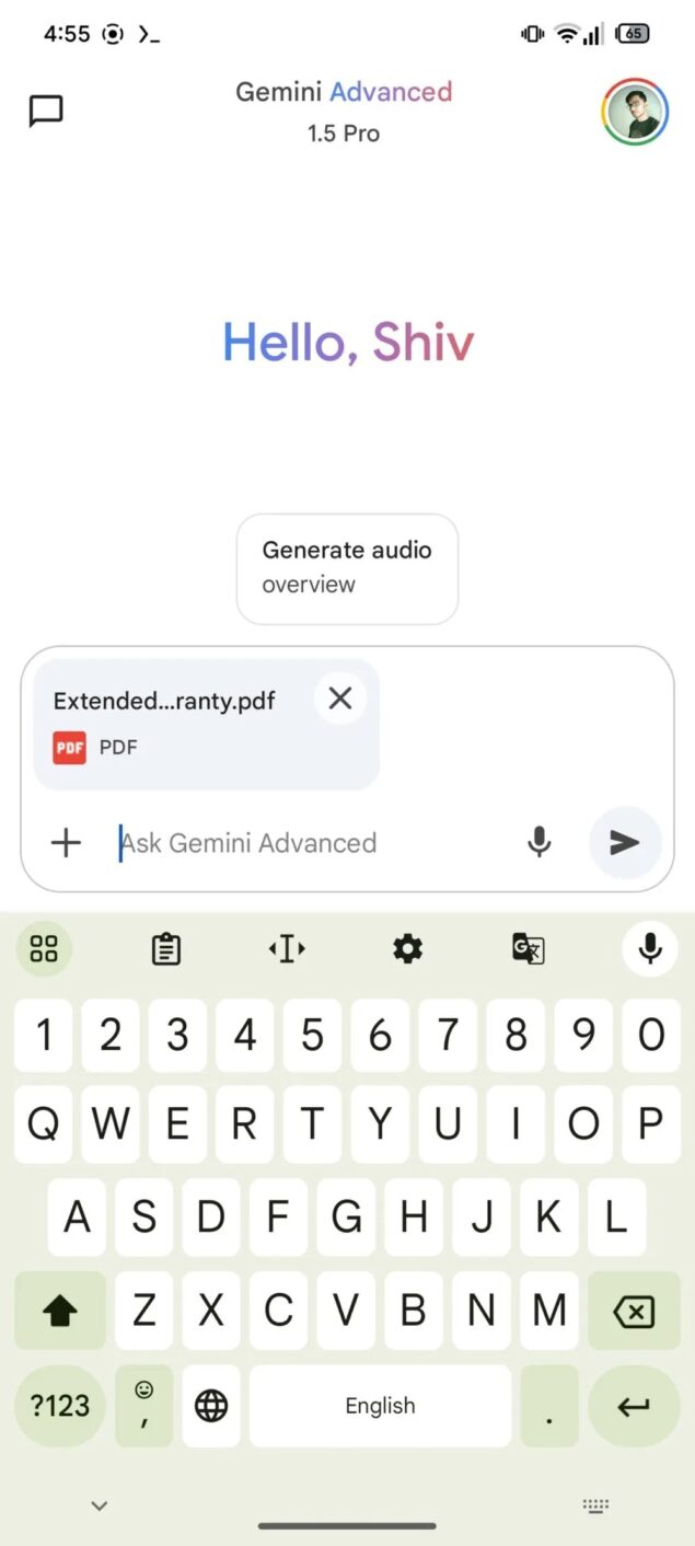 Google Gemini panoramiche audio 1