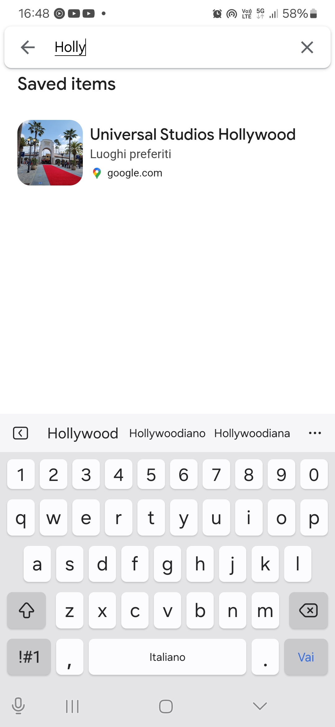 Google Maps trova posizioni