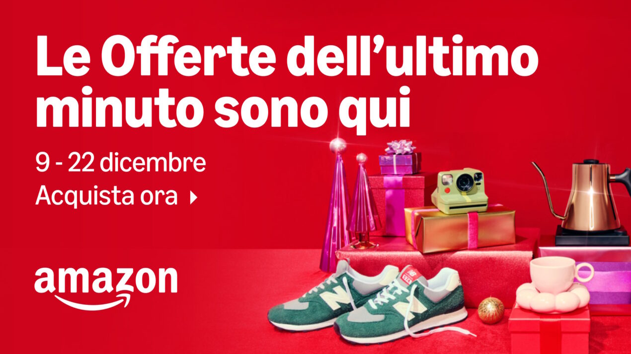 Su Amazon sono arrivate le Offerte dell'ultimo minuto per i regali di Natale