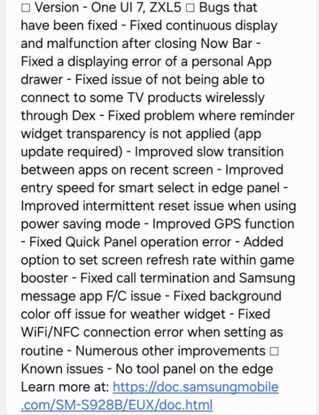 One UI 7.0 beta 2
