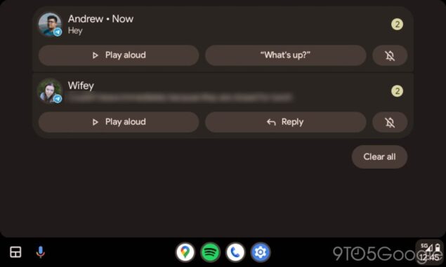 Android Auto colori dinamici
