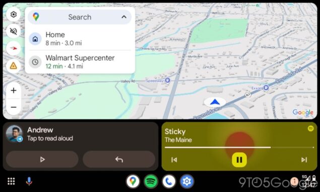 Android Auto colori dinamici