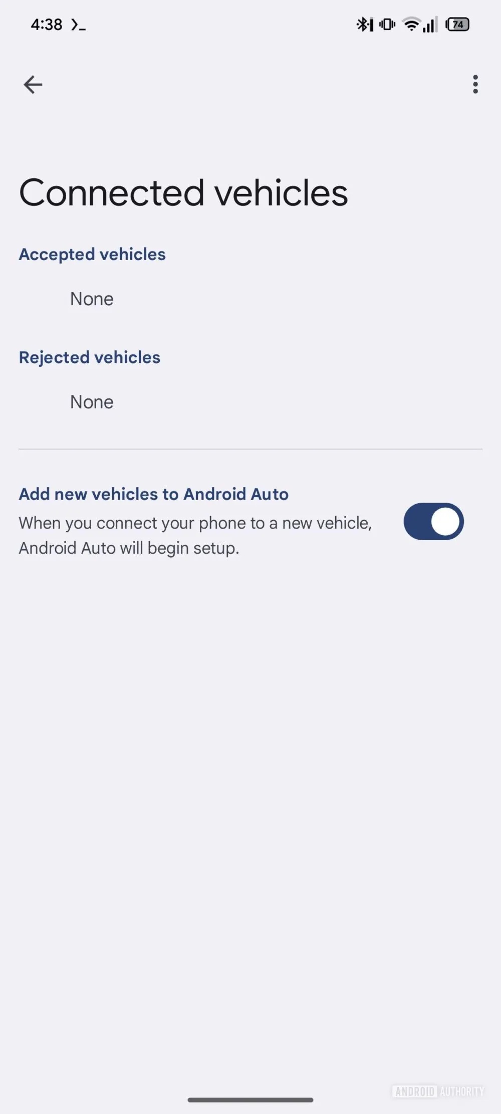 Android Auto veicoli leak