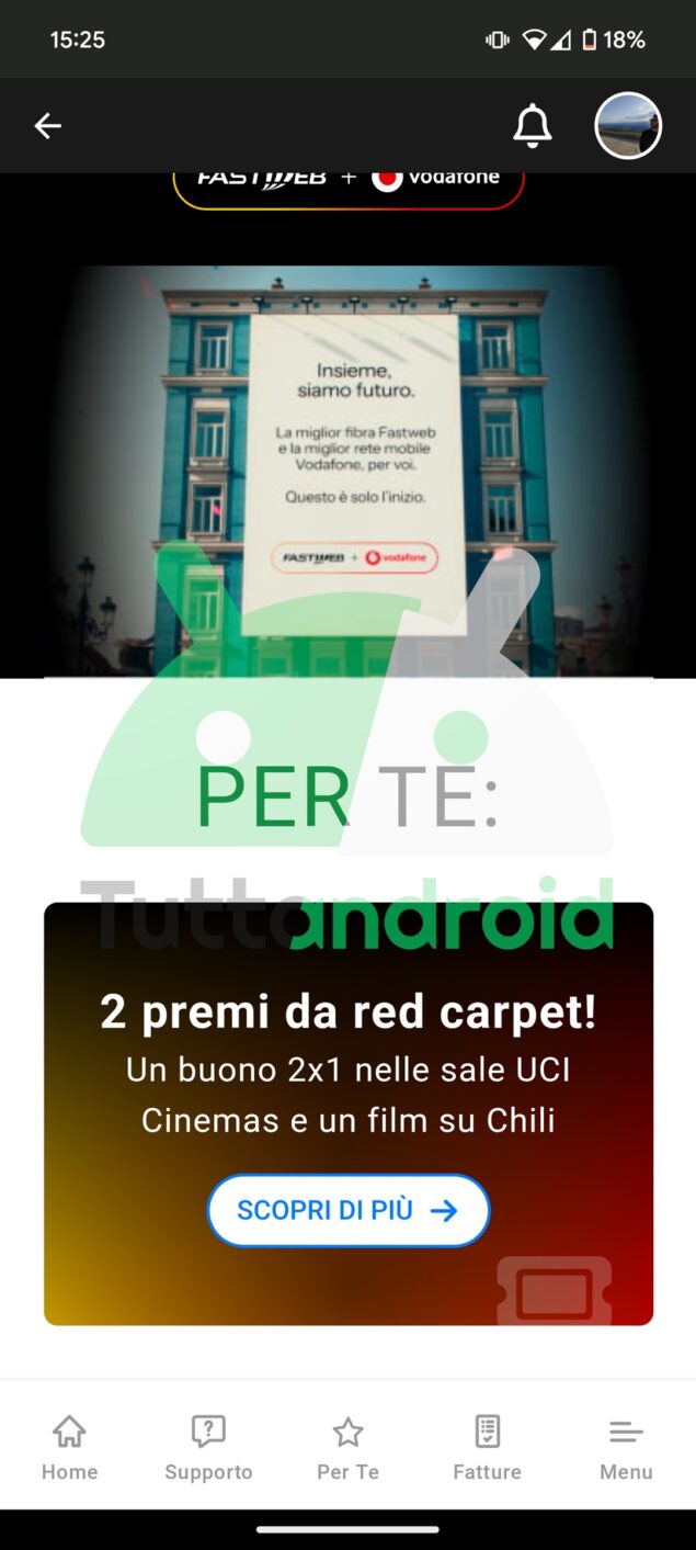 Fastweb promo unione con Vodafone gennaio 2025