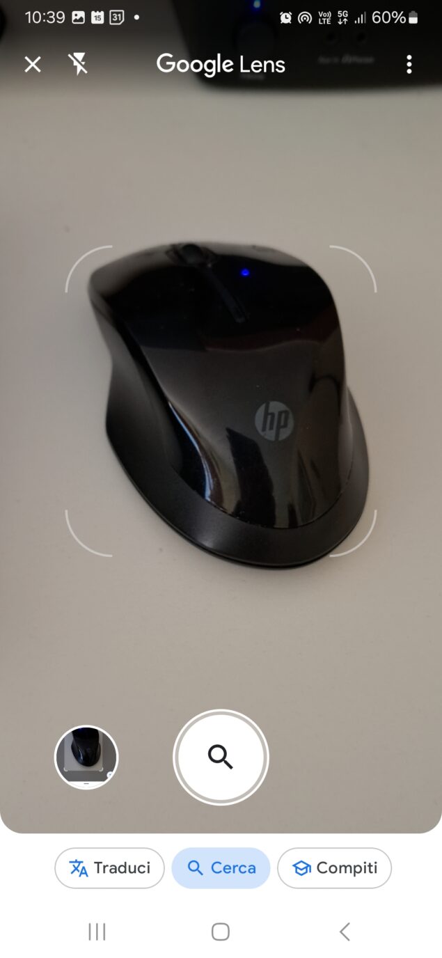 Google Lens mirino 1