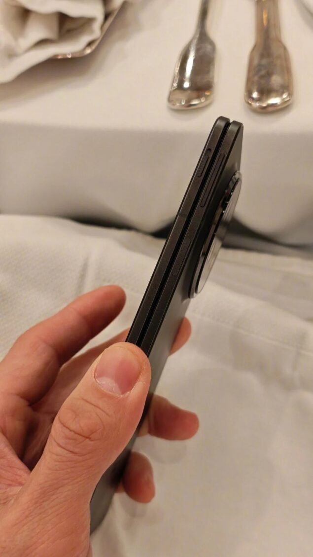 OPPO Find N5 spessore leak 2