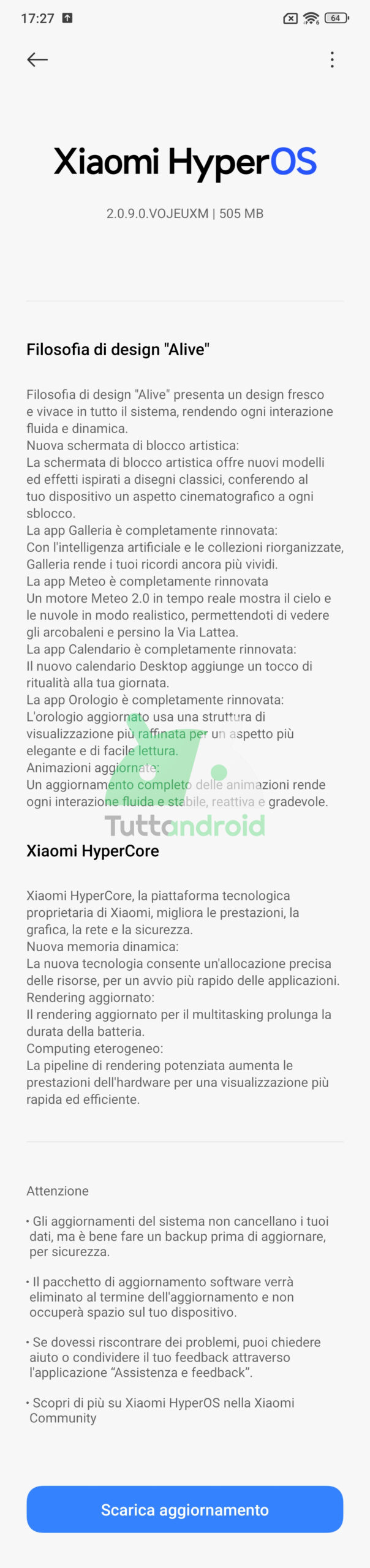 POCO X7 Pro - HyperOS 2.0.9 - gennaio 2025