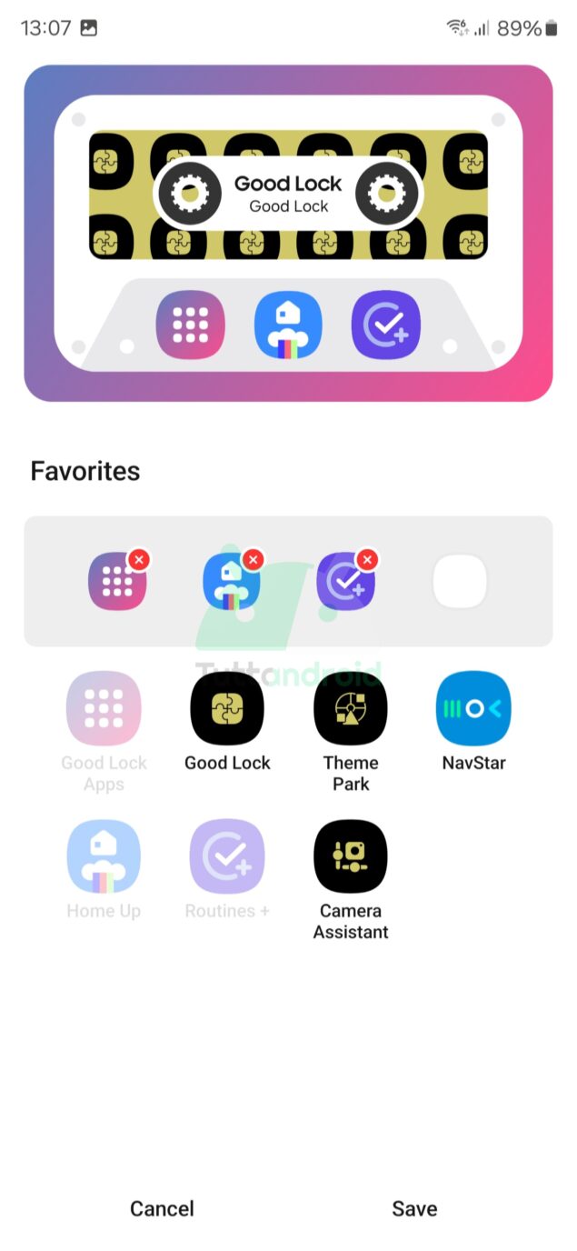nuova versione di Good Lock