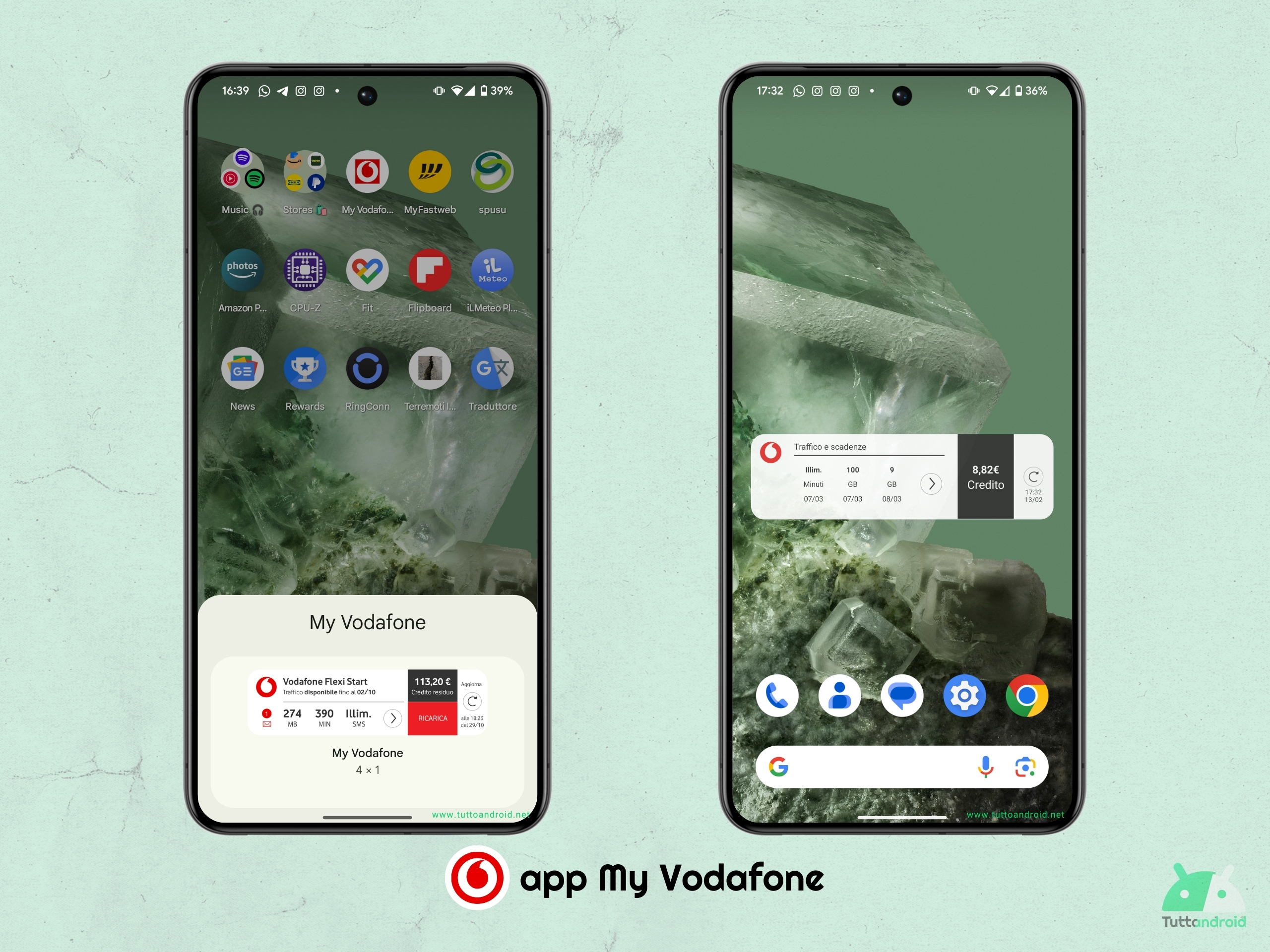 App My Vodafone - widget Android