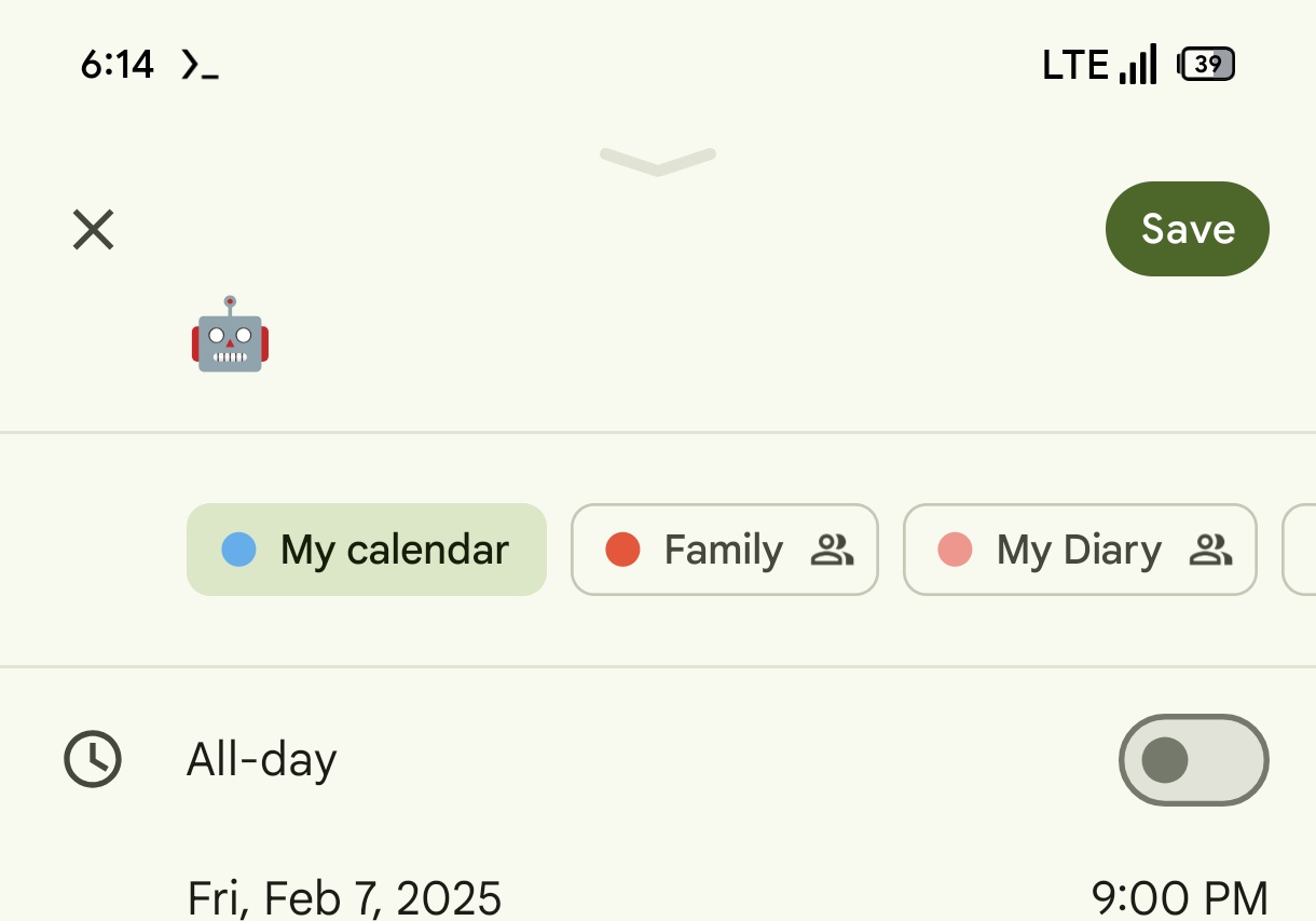 Google Calendar 2025.05.1 UI calendari multipli