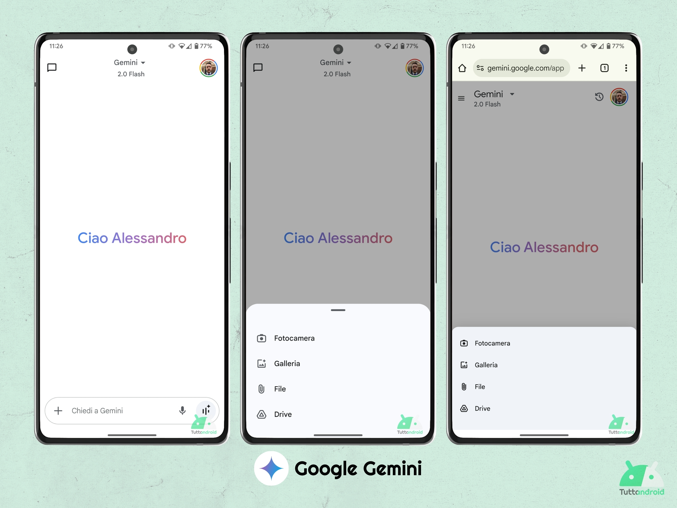 Google Gemini - Il caricamento dei file è disponibile per tutti gli utenti standard