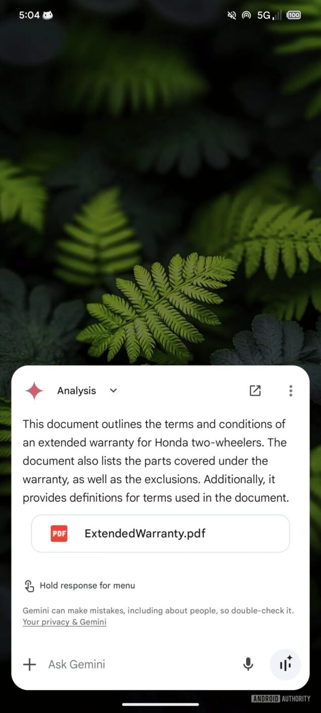 novità overlay Google Gemini in arrivo