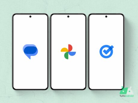 Google Messaggi - Google Foto - Google Tasks