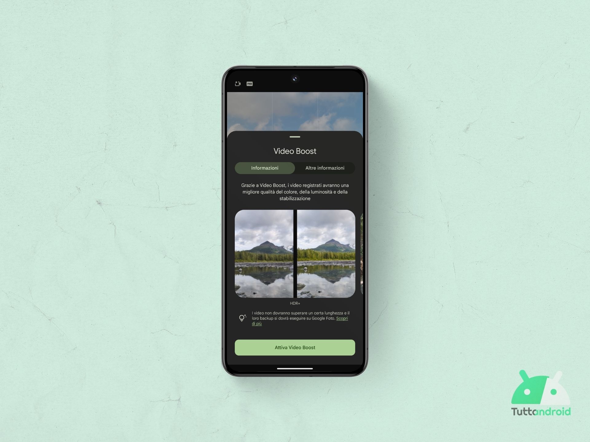 Google Pixel 8 Pro - Fotocamera Pixel - Video Boost