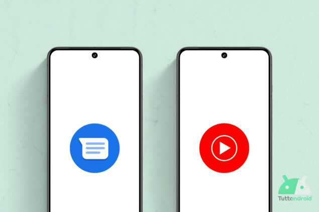 Gooogle Messaggi e YouTube Music