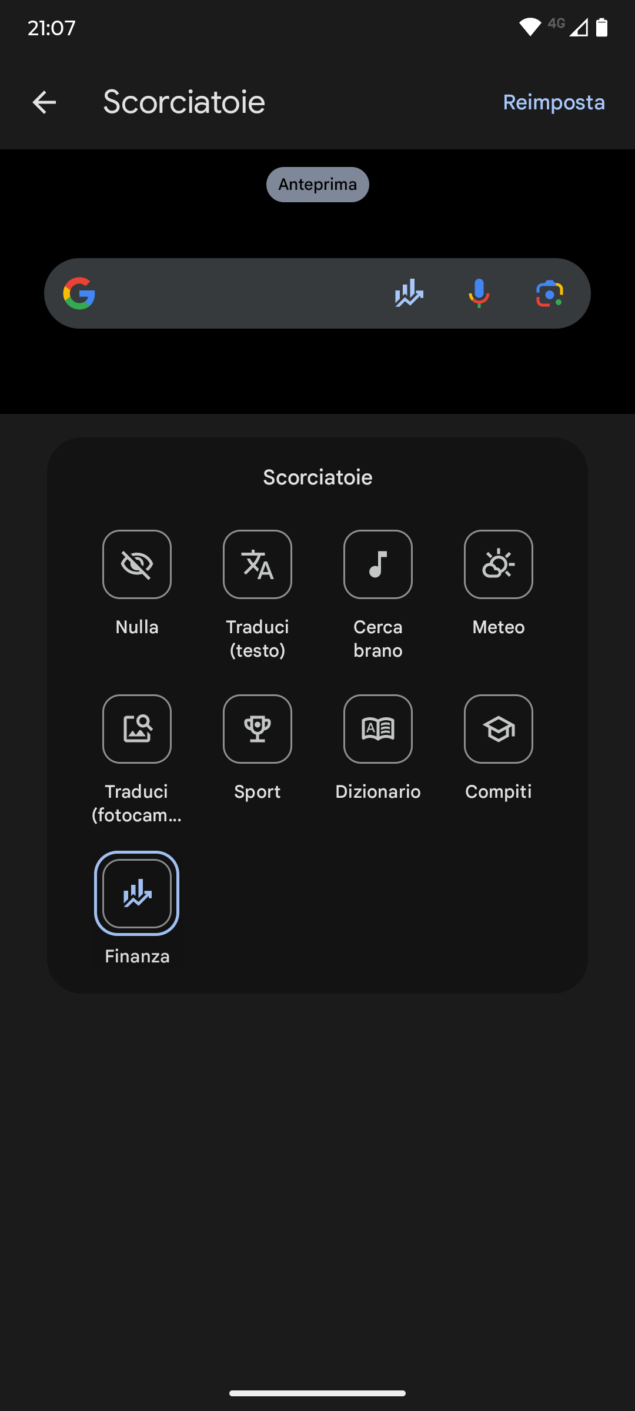 Personalizzazione widget Ricerca Google-11