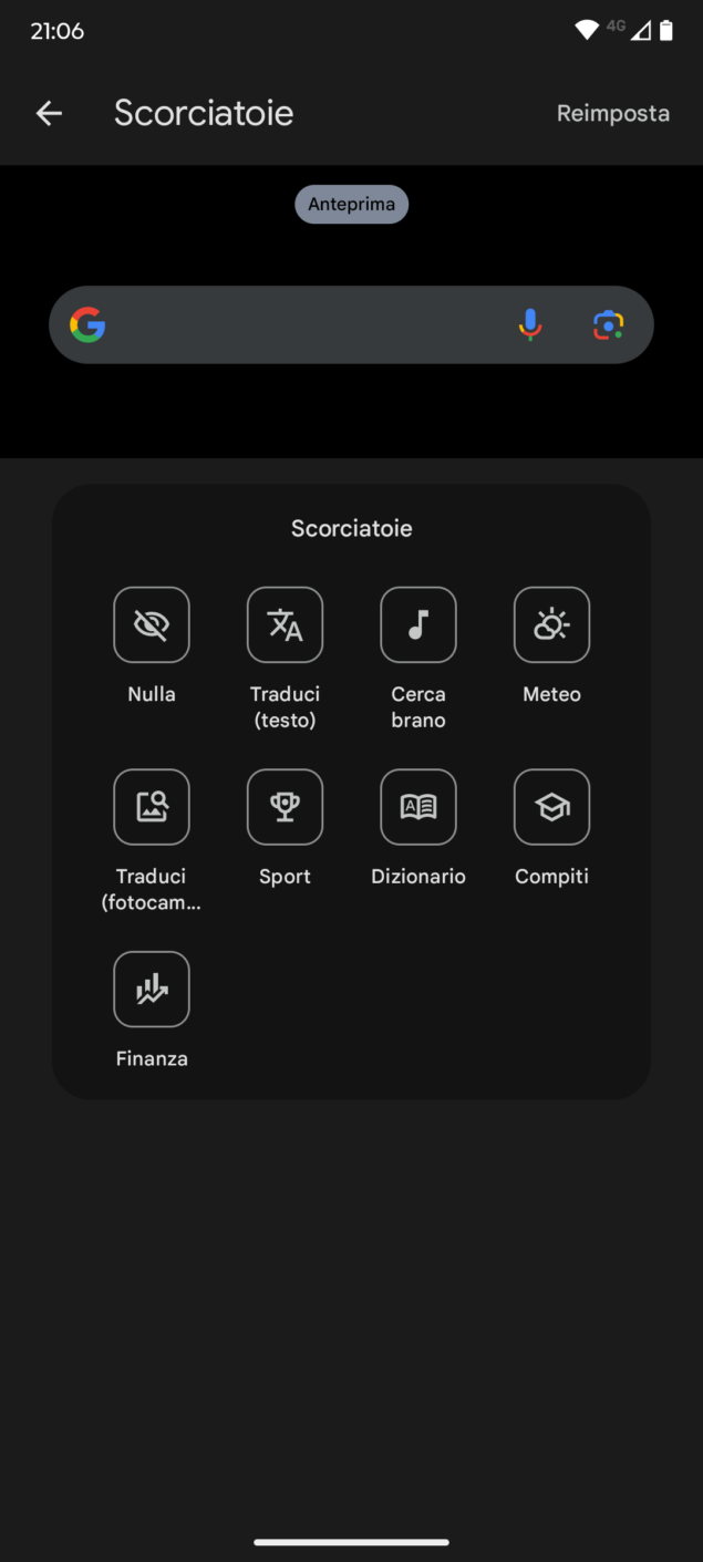 Personalizzazione widget Ricerca Google-3