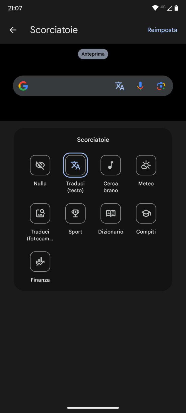 Personalizzazione widget Ricerca Google-4