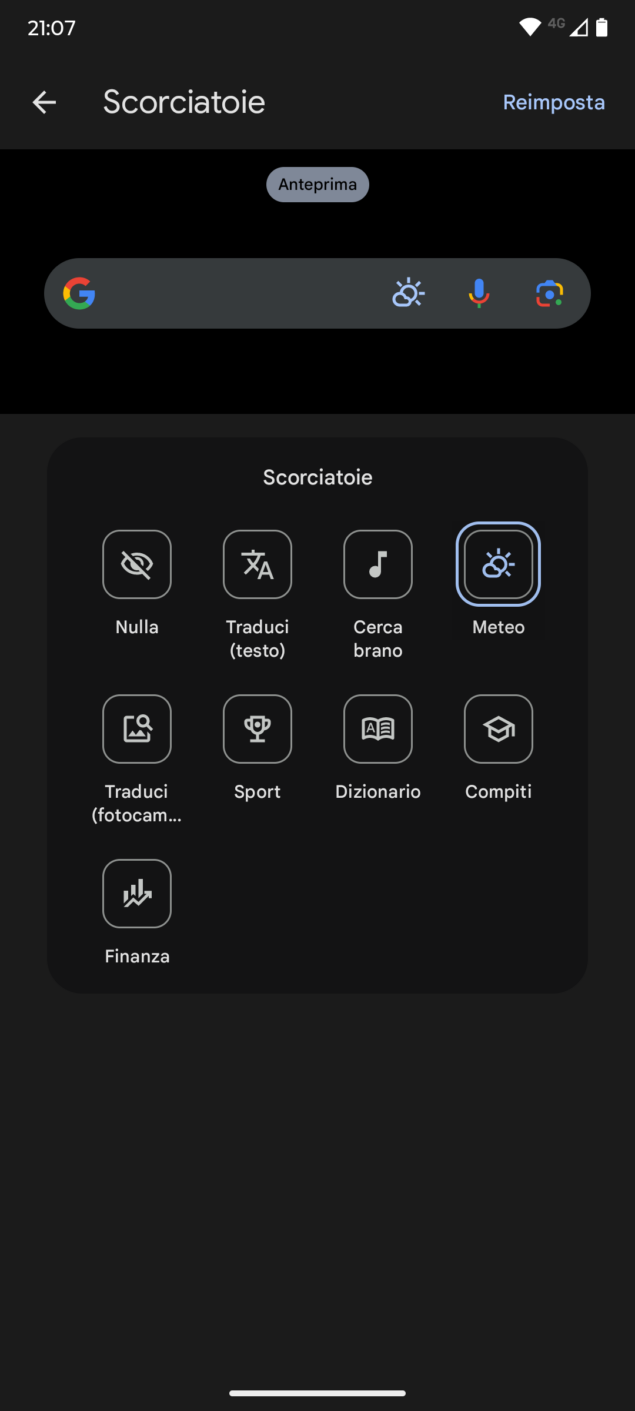 Personalizzazione widget Ricerca Google-6
