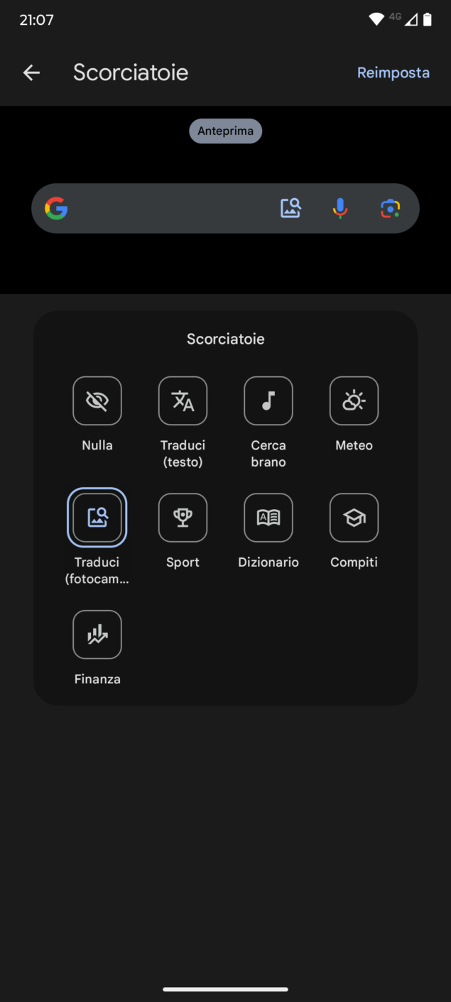 Personalizzazione widget Ricerca Google-7