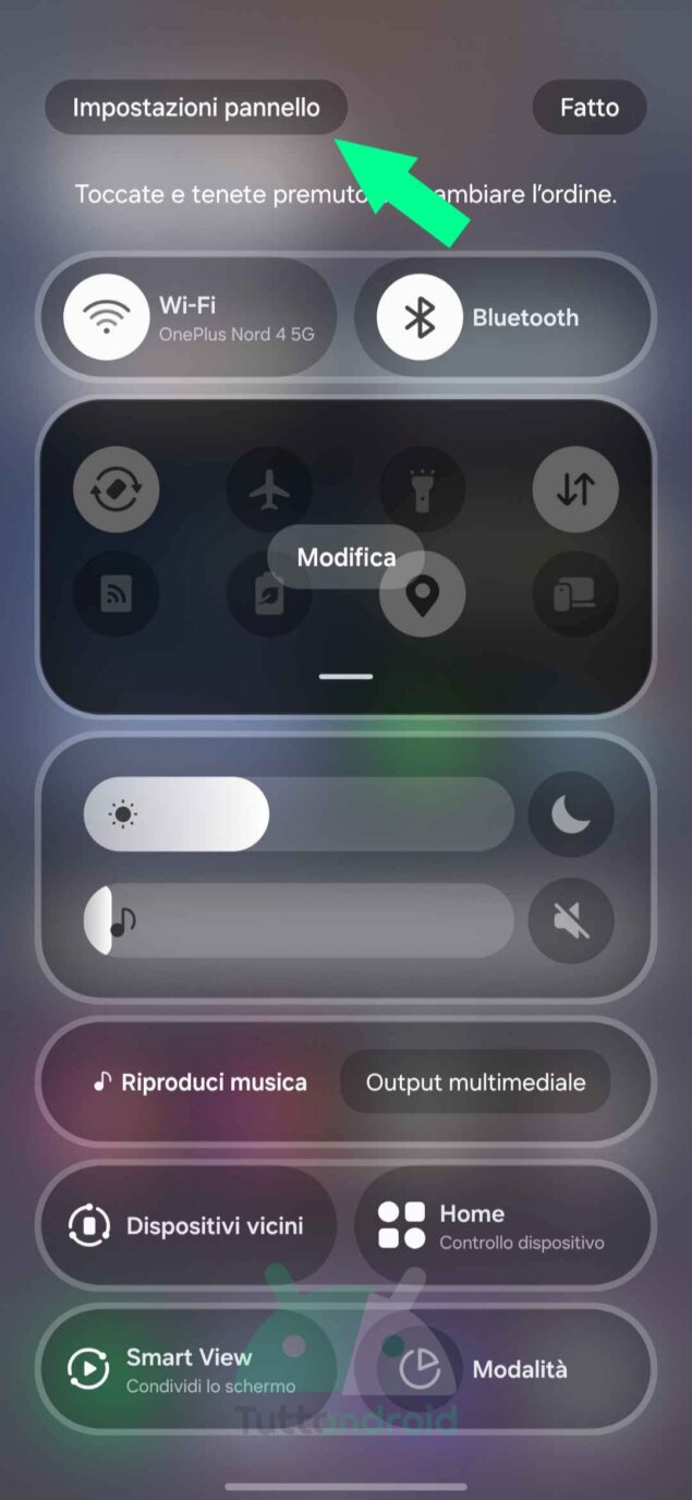 Come unire impostazioni rapide e notifiche sulla One UI 7 di Samsung