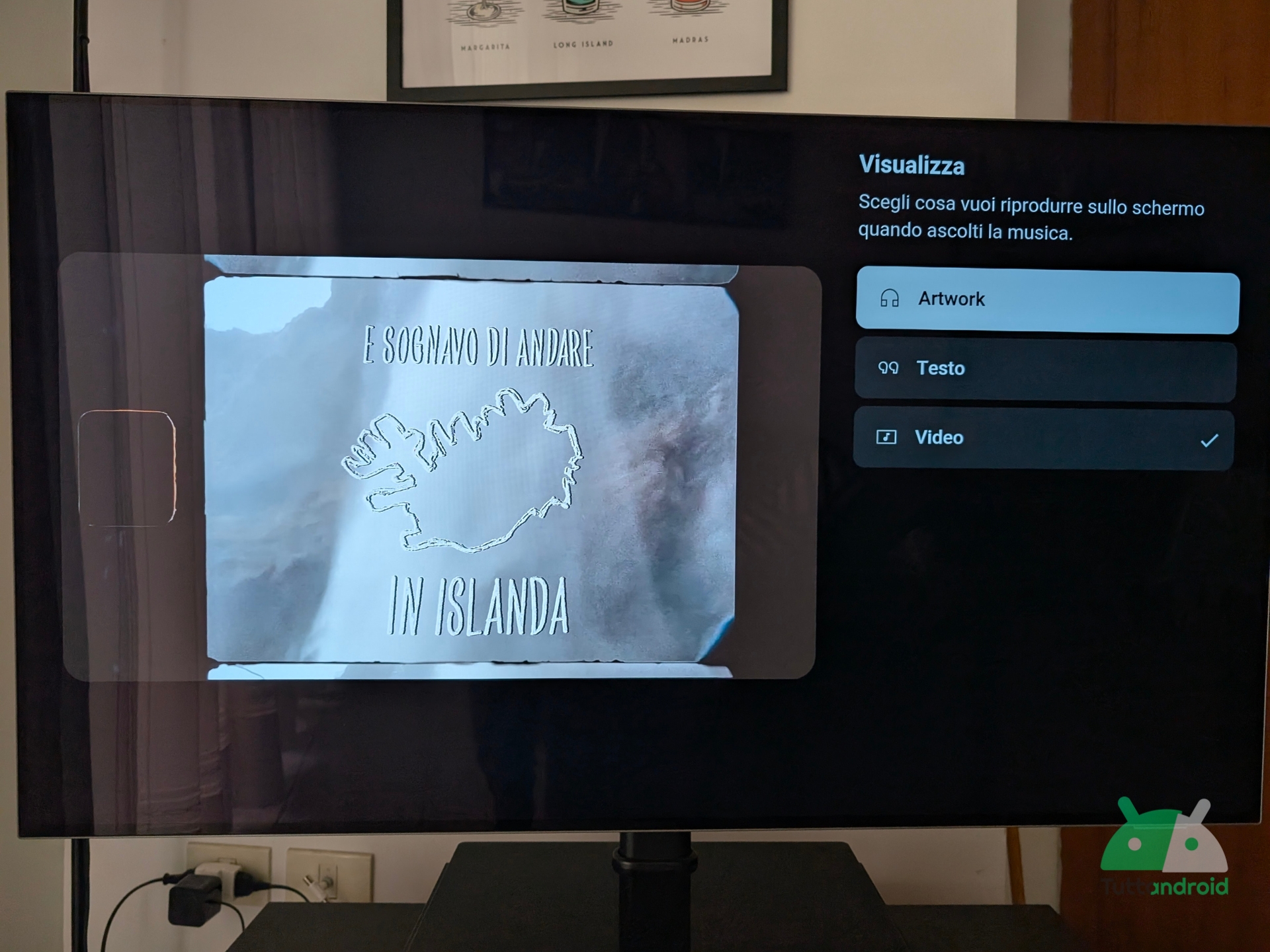 YouTube su Android TV - Visualizza Testo Canzoni