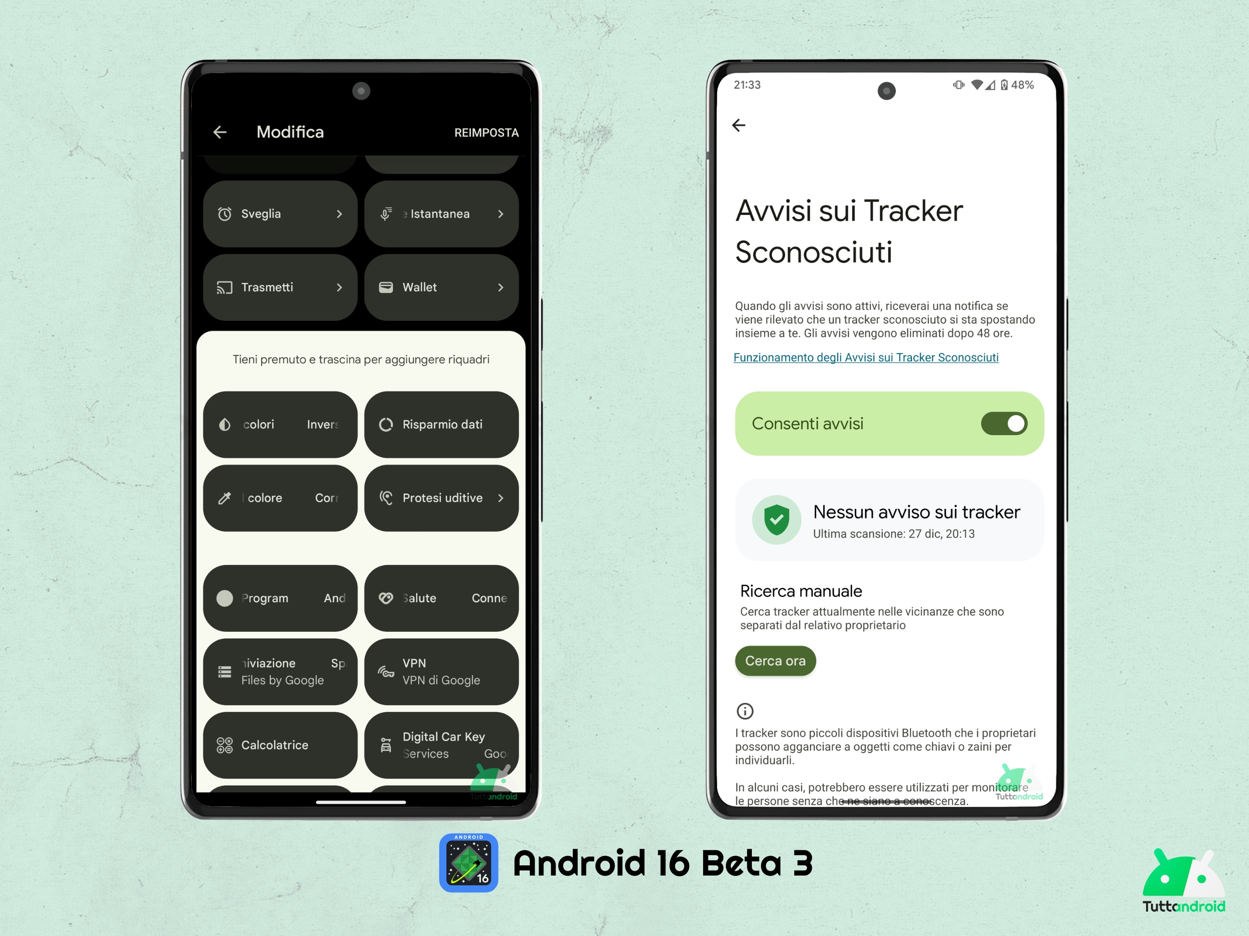 Android 16 beta 3 - Bug presenti