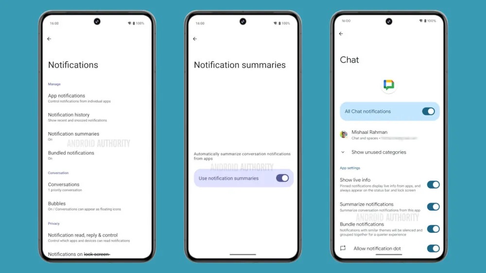 Google Android 16 riassunto notifiche-1