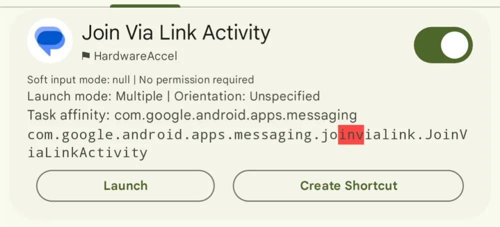 Google Messaggi 20250311_01_RC00 beta - join via link