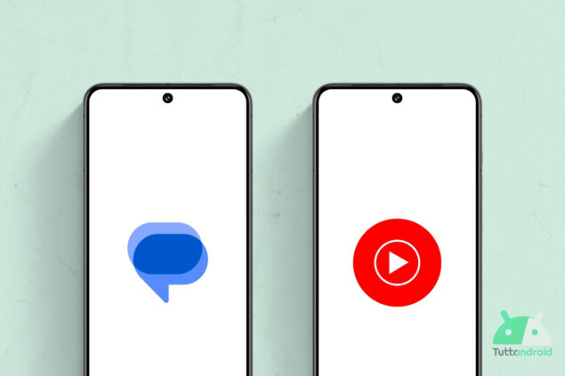 Gooogle Messaggi e YouTube Music